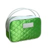 2012 fashion green cosmetic bag