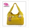 2012 fashion handbag made of leather,removable and adjustable