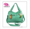 2012 fashion handbag made of leather,removable and adjustable