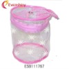 2012 fashion hot selling Promotional pvc transparent cosmetic bag