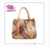 2012 fashion ladies designer handbag in stripe design