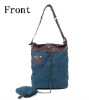 2012 fashion lady canvas shoulder bag