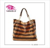 2012 fashion lady handbag in zebra stripes design