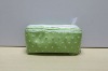 2012 fashion latest designer green lace lady clutch bag make up bag