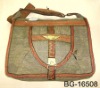 2012 fashion long canvas shoulder bag for girls