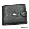 2012 fashion men's black PU leather purse