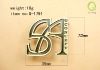 2012 fashion metal logo Q-1791