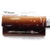 2012 fashion new leather glisten light coffe gorgeous color walle with chaint