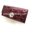 2012 fashion new leather glisten light new year red gorgeous color walle with chaint