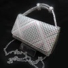 2012 fashion new leather glisten light small buterfly color walle with chaint