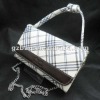 2012 fashion new leather glisten plaid color with chain wallet