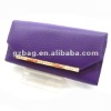 2012 fashion new leather glisten purple wallet