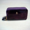 2012 fashion patent purple leather purse