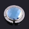 2012 fashion portable foldable round crystal bag hook