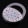 2012 fashion portable folding round crystal bag hanger