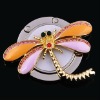 2012 fashion portable folding round crystal bag hanger