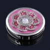 2012 fashion portable folding round crystal bag hanger