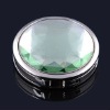 2012 fashion potable folding round crystal bag hanger