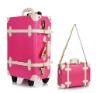 2012 fashion pu ladys travel luggage