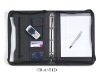 2012 fashion pu zip folder