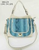 2012 fashion shoulder handbag with snak grain material,newest ,free sample