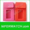 2012 fashion silicone card holder bag
