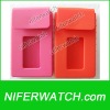 2012 fashion silicone card holder bag