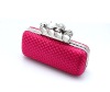 2012 fashion skull clutch evening bag