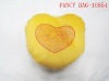 2012 fashion yeallow heart lint CD bag