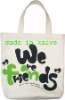 2012 fashionable design canvas shopping bag(K-00062)