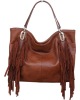 2012 fashionable fringe tassel tote bags handbag design