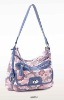 2012 flower fashion leather lady bag handbag