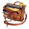 2012 genuine leater notebook bag