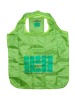 2012 green polyester vegetable porket foldable promotion bag