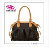 2012 high-grade leather shoulder lady bag,removable and adjustable