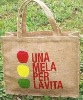 2012 high quality shopping jute bag