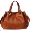 2012 hot cognac large leather bags women