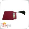 2012 hot design leather compact mirror for lady