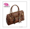 2012 hot high-grade leather bag with lovely bear accessories