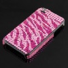 2012 hot sale Crystal Rhinestone Bling Diamond plastic Case For iPhone 4 4G 4S 4GS