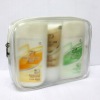 2012 hot sale designer clear pvc make up bag