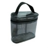 2012 hot sale designer handle perfect pvc cosmetic bag with handle