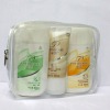 2012 hot sale designer transparent pvc make up bag