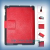 2012 hot sale foldable leather case for ipad2