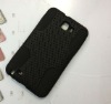 2012 hot sale high quality MESH PC SILICONE combo hybrid cover case for SAMSUNG GALAXY NOTE GT-N7000 i9220