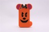 2012 hot sale mickey silicone protective case for iPhone 4 4G 4S 4GS