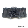 2012 hot sale satin evening bags with flower wholesale