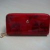 2012 hot selling red gold zipper best wallets for women 2011