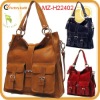 2012 hot selling stylish hobo leather bag women