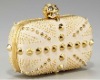 2012 hot skull clutch evening bag professional factory directly with lowest price